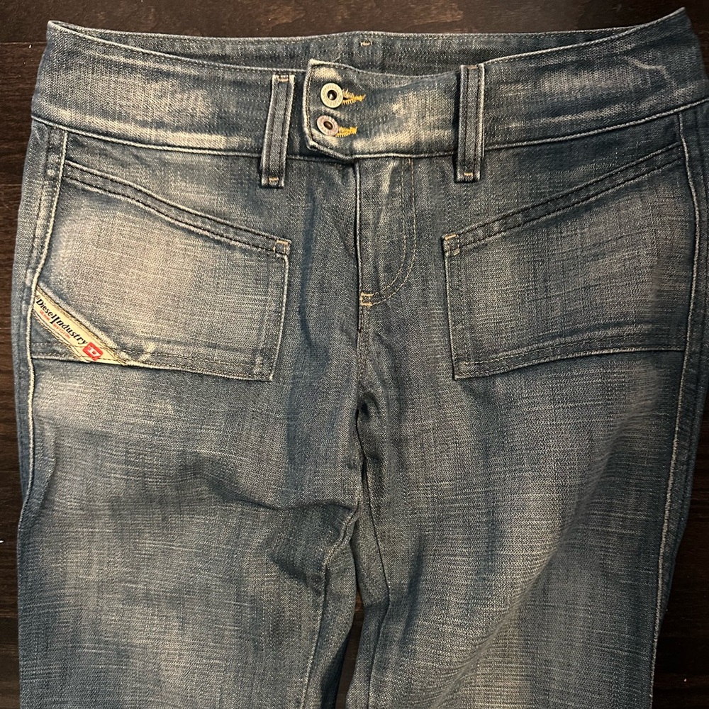 Diesel Dark Blue Flare Jeans